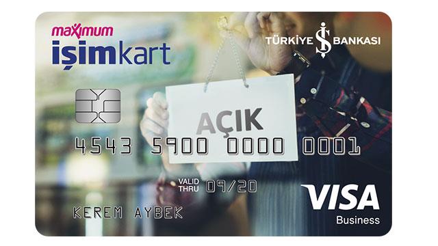 Is Bankasi Ndan Esnafa Ozel Isim Kart Platin