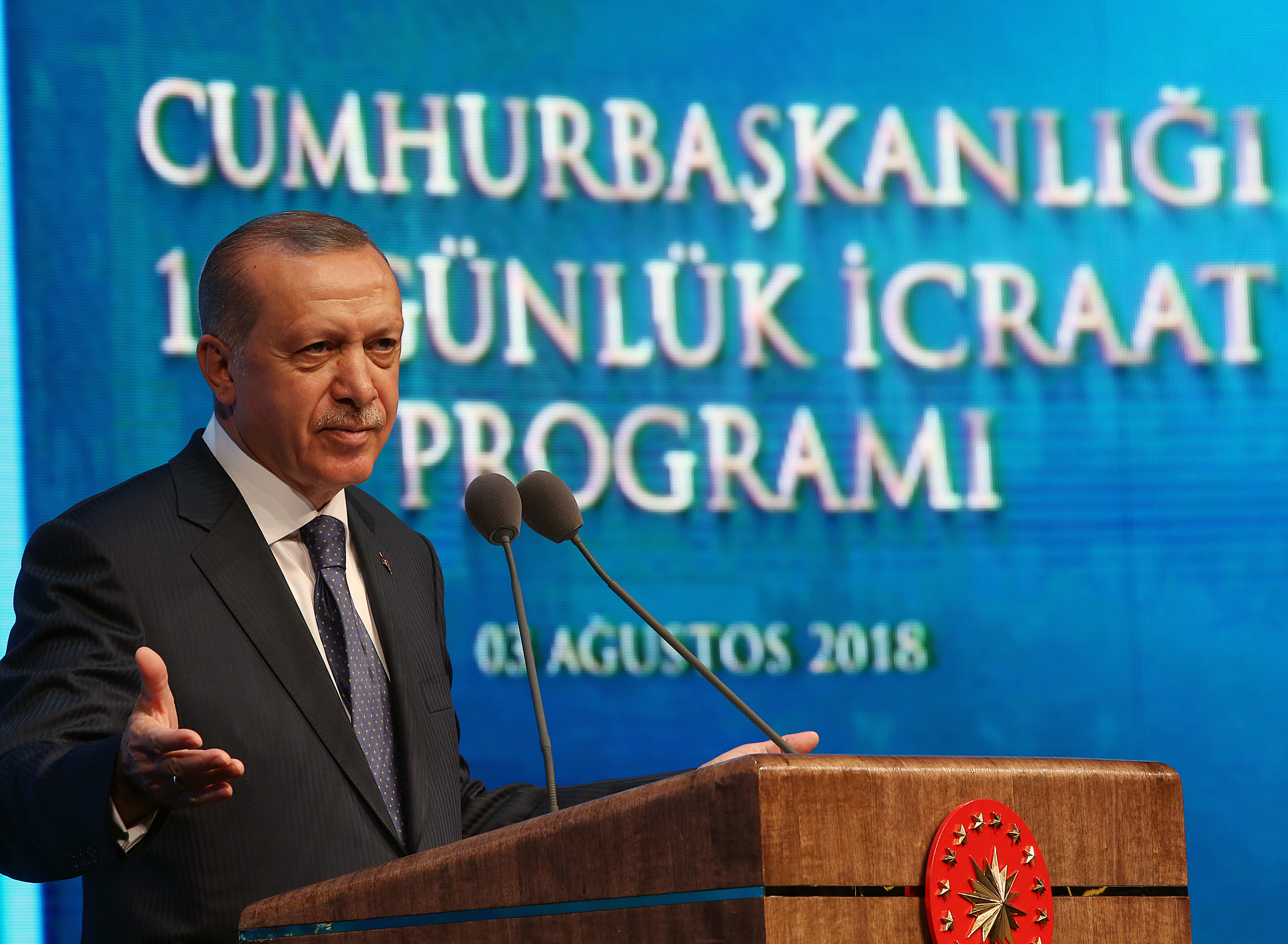 Cumhurbaşkanı Erdoğan 100 günlük icraat planını açıkladı