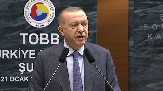 Erdoğan, TOBB Ekonomi Şurası'nda konuştu