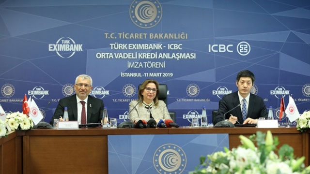 ICBC Turkey Bank'tan Türk Eximbank'a 350 milyon dolarlık fon