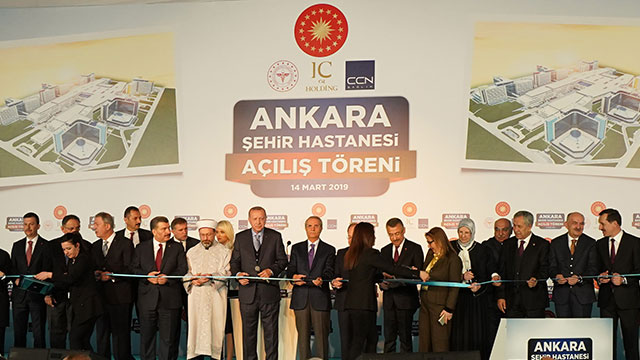 En büyük kamu-özel işbirliği ile yapılan Ankara Şehir Hastanesi Bilkent açıldı