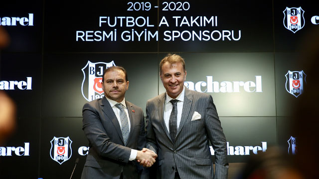 Cacharel, Beşiktaş'a sponsor oldu