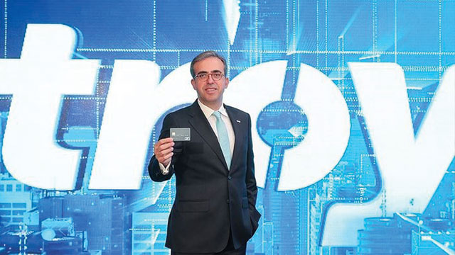 TROY logolu kart adedi 9 milyona ulaştı