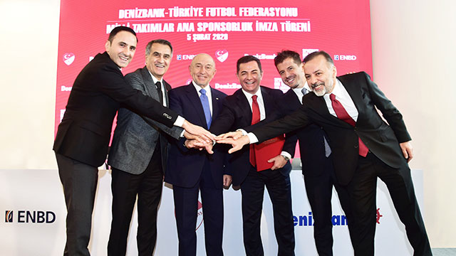 DenizBank, Milli Futbol Takımlarının ana sponsoru oldu