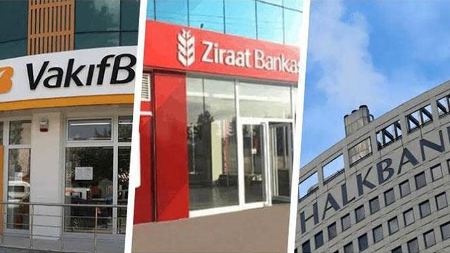 Ziraat Bankası, Vakıfbank ve Halkbank kredi ödemelerini erteledi