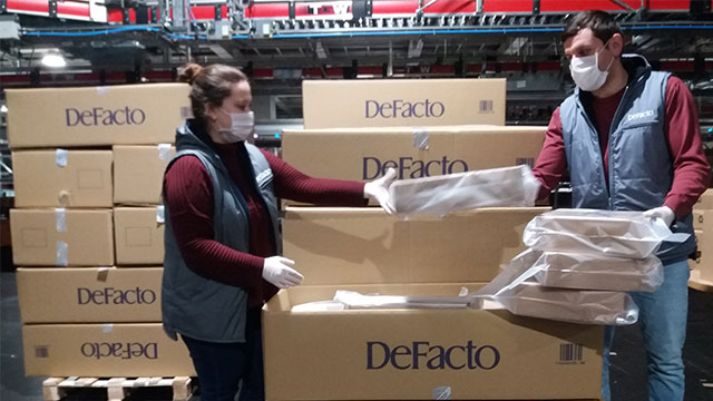 DeFacto'dan sağlık çalışanlarına 'beyaz’ destek