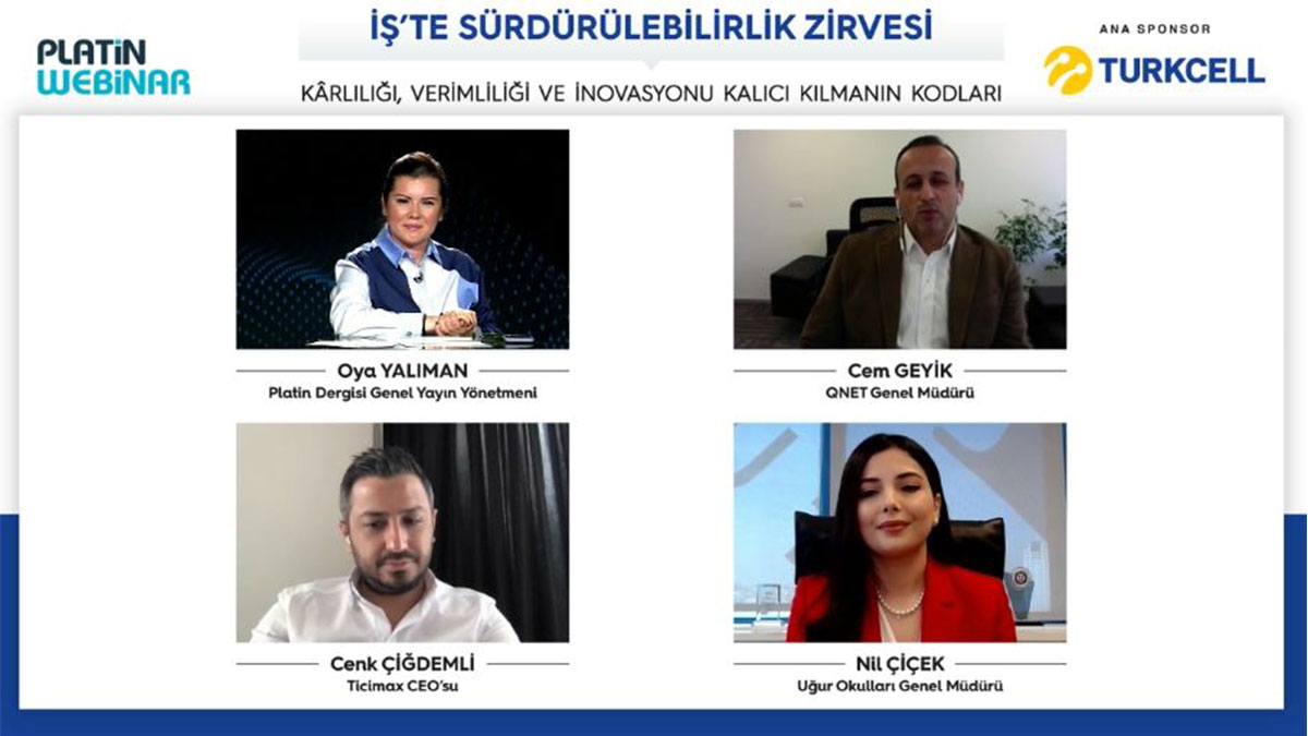 Turkcell ana sponsorluğunda Platin Dergisi'nin İş'te Sürdürebilirlik Zirvesi gerçekleşti