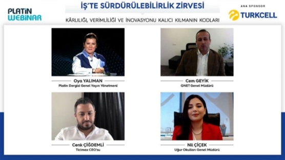 Turkcell ana sponsorluğunda Platin Dergisi'nin İş'te Sürdürebilirlik Zirvesi gerçekleşti