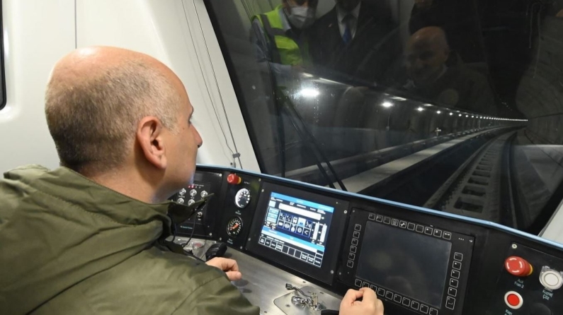 İstanbul Havalimanı metro hattının test sürüşleri başladı