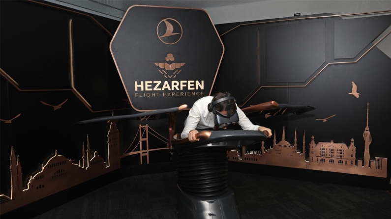 THY, uçuş simülatörü 'Hezarfen'i yolcularının deneyimine sundu
