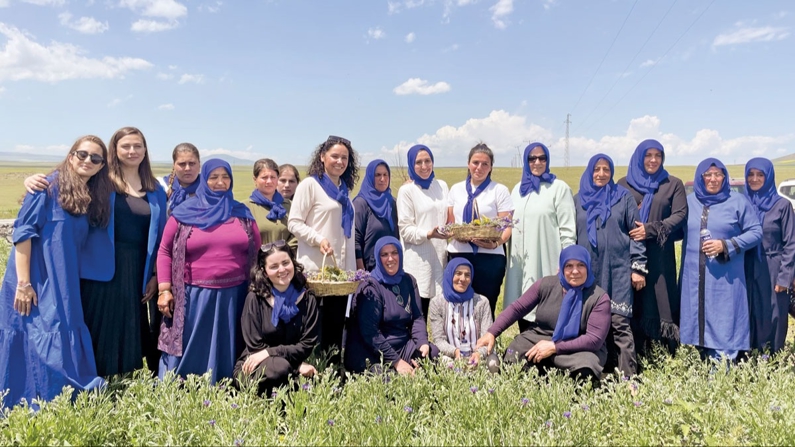 Kars, Oğuzlu'da çiftçi kadınların yeni umudu: Mavi Kantaron