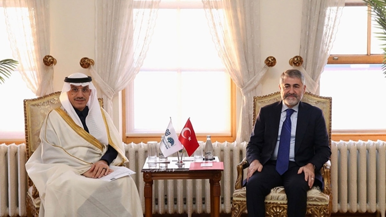 Bakan Nebati'den yeni yatırımlar için kritik görüşme: İslam Kalkınma Bankası Başkanı Muhammed Al Jasser ile görüştü