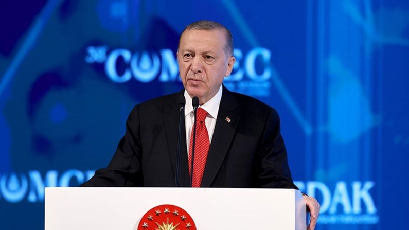 Cumhurbaşkanı Erdoğan: Dünyada faizleri yükselterek enflasyonu kontrol altına alma çabaları şimdiye kadar sonuç vermedi
