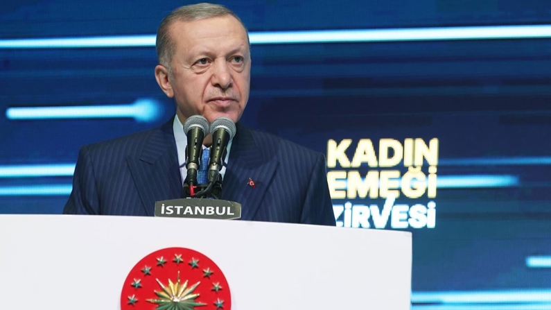 Cumhurbaşkanı Erdoğan: Kadın girişimcilerimize 2 milyar liralık kefalet paketi tahsis ettik