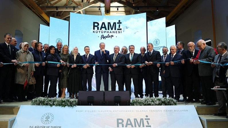 Rami Kütüphanesi açıldı: İstanbul'un en büyüğü oldu