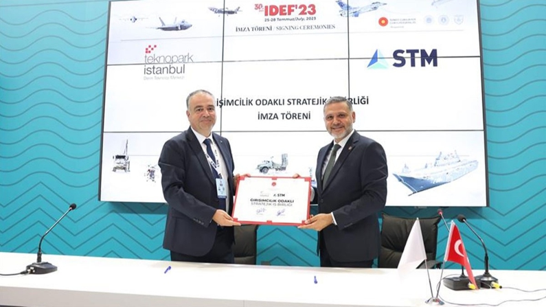 Teknopark İstanbul, IDEF'23'te girişimcilik odaklı iş birlikleri yaptı