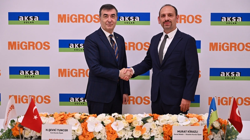 Migros ve Aksa Elektrik arasında güneş enerjisinde iş birliği