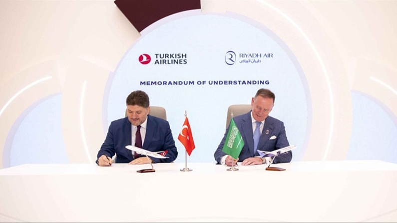 THY ile Riyadh Air arasında iş birliği anlaşması yapıldı