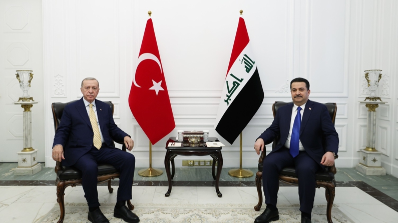 Cumhurbaşkanı Erdoğan, 13 yıl sonra Irak'ta: Ticari iş birlikleri masada