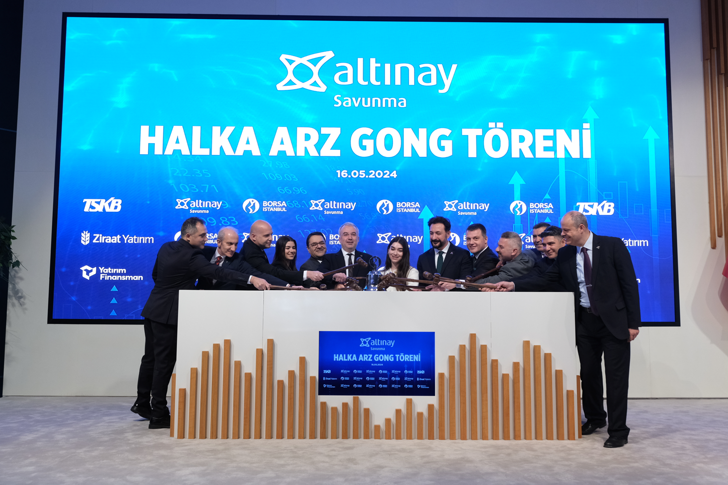 Borsa İstanbul'da gong Altınay Savunma Teknolojileri için çaldı