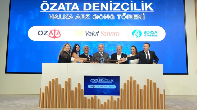 Borsa İstanbul'da gong Özata Denizcilik için çaldı