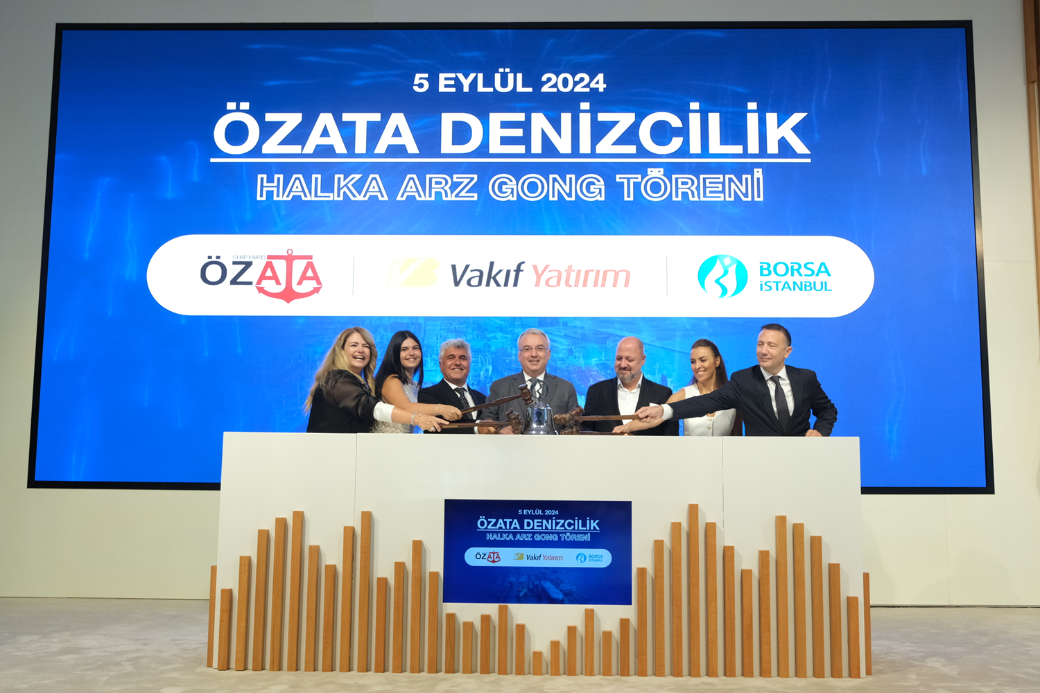 Borsa İstanbul'da gong Özata Denizcilik için çaldı