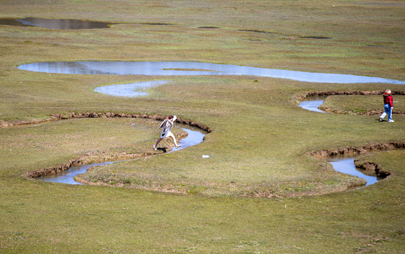 Toprak suya doyduğunda küçük gölcüklerin 20-25 gün kadar çok güzel görsel sunduğunu dile getiren Gündüz, sözlerini şöyle tamamladı: