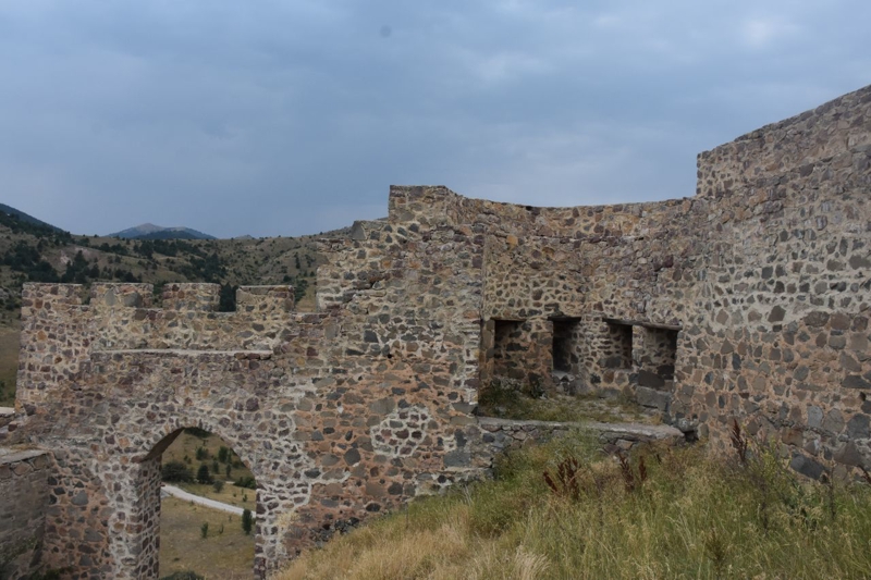<p>Kale, deniz seviyesinden bin 760 metre yükseklikte, 130 metre yüksekliğindeki sarp bir kaya kütlesi üzerinde bulunuyor. Doğu, kuzey ve güney cephelerinin doğal kayalıklarla çevrili olması nedeniyle ulaşılması güç bir noktada yer alan kale, stratejik konumuyla dikkat çekiyor.</p>
