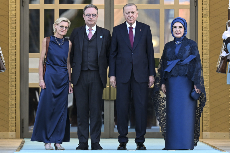 Belçika Başbakanı Bart De Wever ve eşi Veerle Hegge