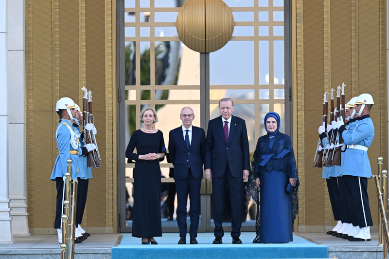 Lüksemburg Başbakanı Luc Frieden ve eşi Marjolijne Frieden
