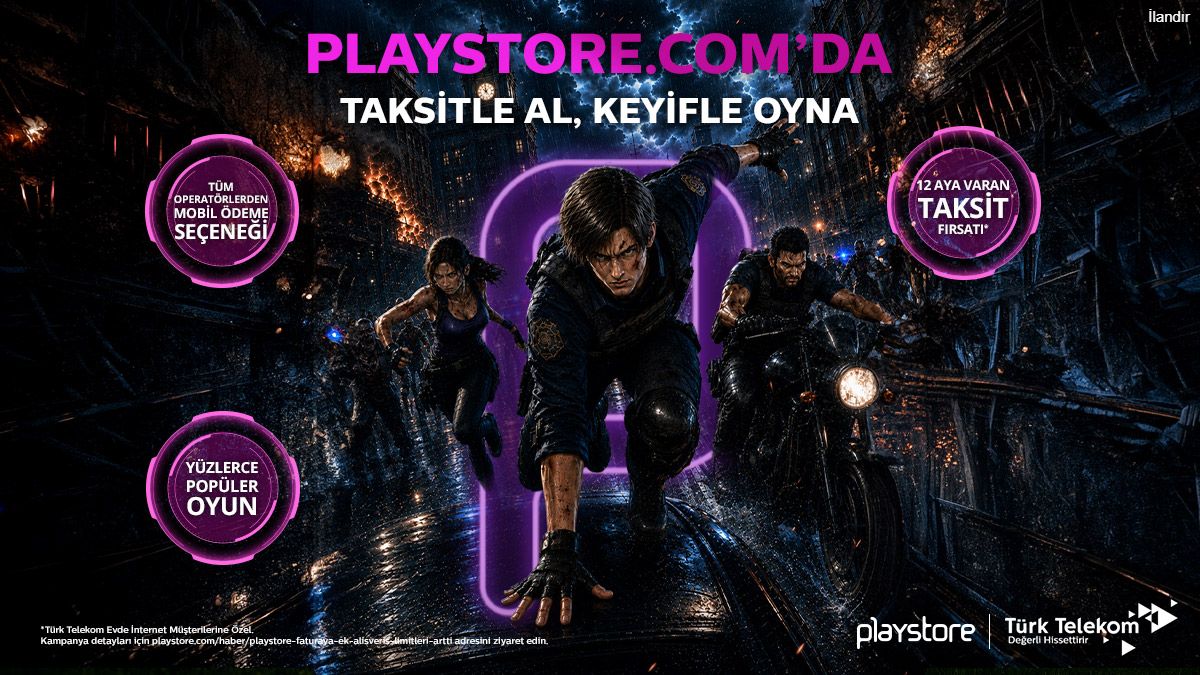 Türk Telekom Play Store Taksitle Al Keyifle Oyna Kampanyası