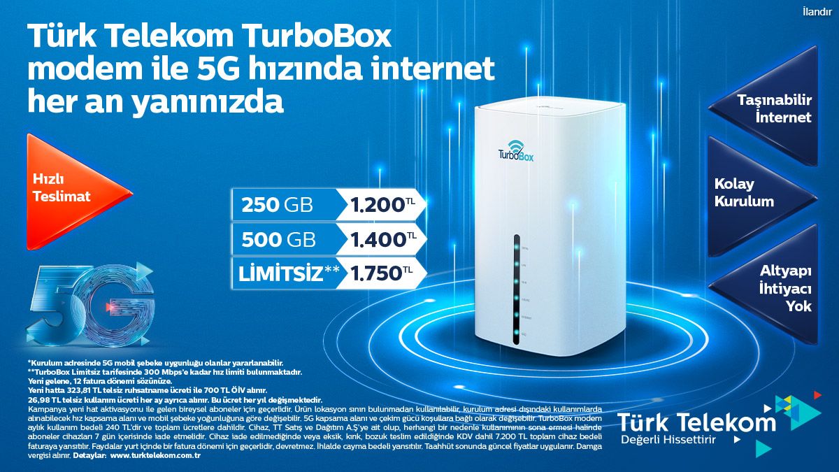 Türk Telekom Turbobox Kampanyası