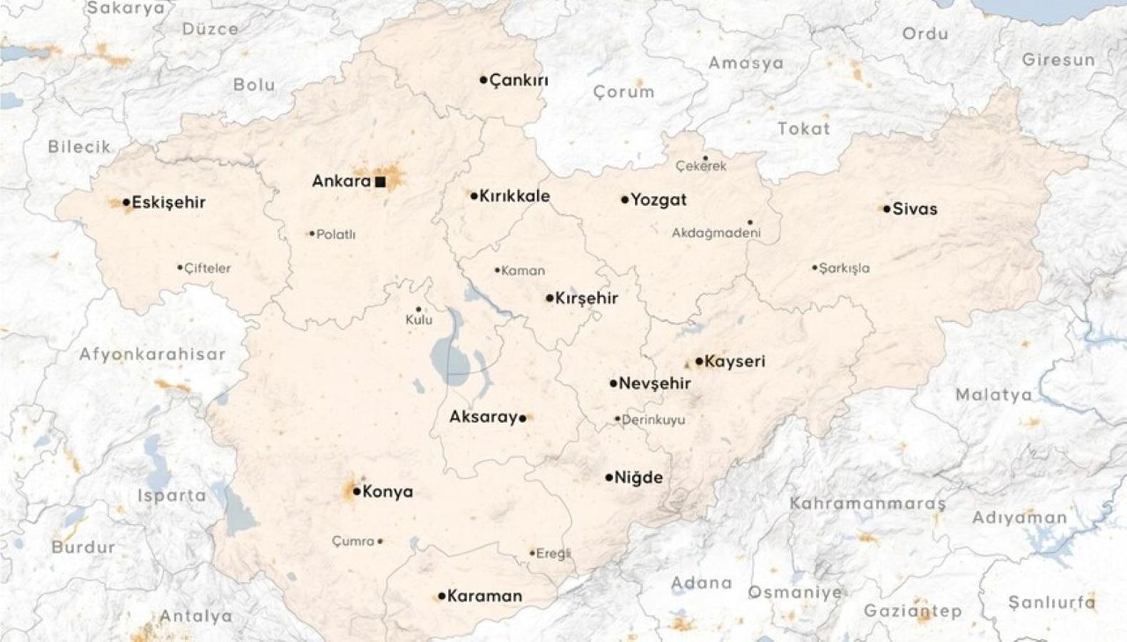İç Anadolu'daki 13 ile bu sektörler için teşvik var