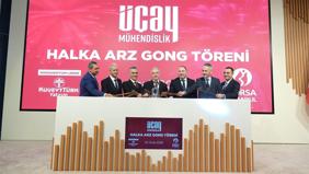 Borsada gong Üçay Mühendislik için çaldı