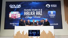 Borsa İstanbul'da gong Golda Gıda için çaldı