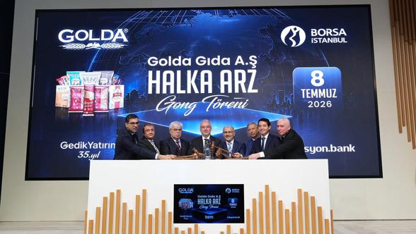 Borsa İstanbul'da gong Golda Gıda için çaldı