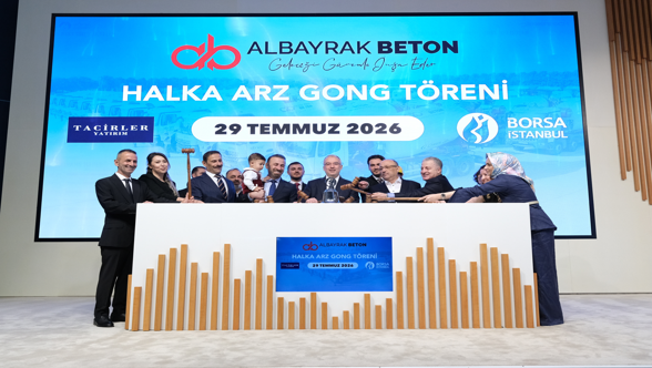 Borsa İstanbul'da gong Albayrak Hazır Beton için çaldı