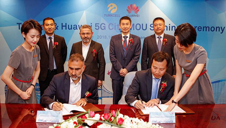 Turkcell ve Huawei 5G’li akıllı şehirler için imza attı