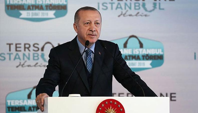 Erdoğan, Tersane İstanbul Projesi’nin temelini attı