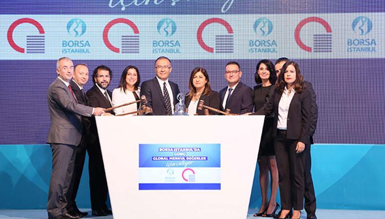 Global Menkul Değerler kuruluşunu gong töreni ile kutladı