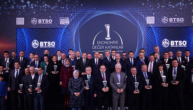 Bursa'da ekonominin oscarları sahiplerini buldu