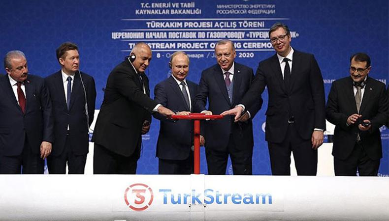 TürkAkım doğal gaz boru hattı açıldı