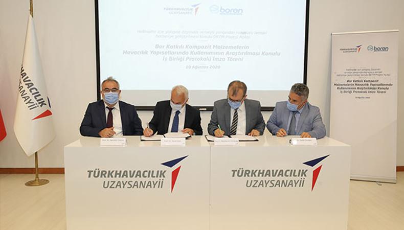 TUSAŞ ve BOREN'den kompozit malzeme alanında iş birliği