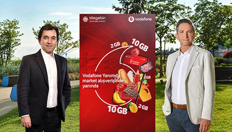 Vodafone, istegelsin ile "online süpermarket" hizmetini başlattı