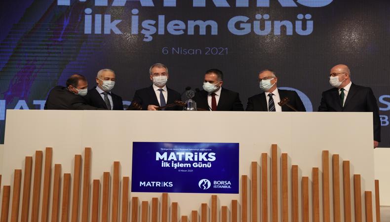 Borsa gongu Matriks için çaldı