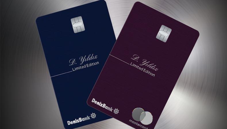 Denizbank'tan, Türkiye'nin ilk metal kredi kartı