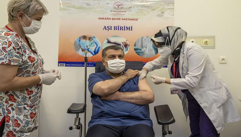 Türkiye en çok aşı yapılan 7. ülke oldu