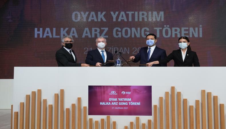 Borsa İstanbul'da gong “OYAK Yatırım” için çaldı