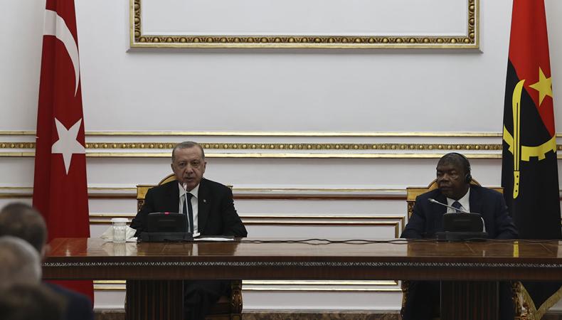 Erdoğan: Angola ile 7 anlaşma imzaladık