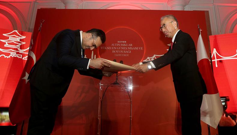İlker Aycı'ya Japonya Devlet Nişanı